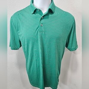 PGA Tour men's striped polo large